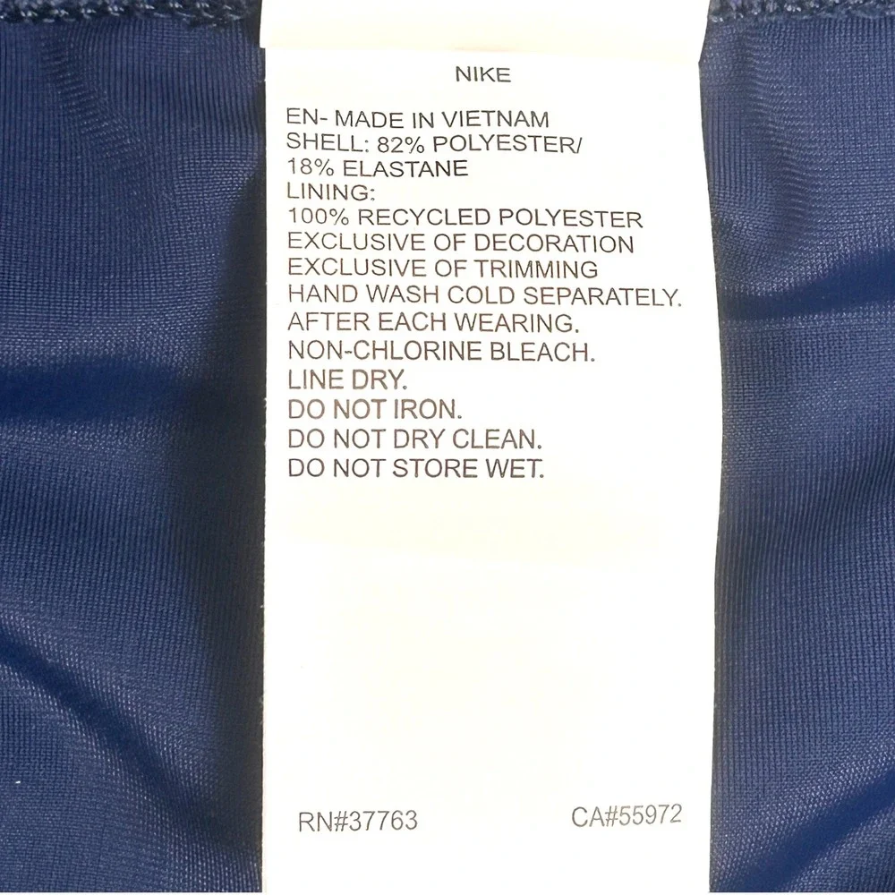 Nike Mens 34 Swim Jammer Navy Blue Performance Competitive Swimsuit NESS8110 NEW